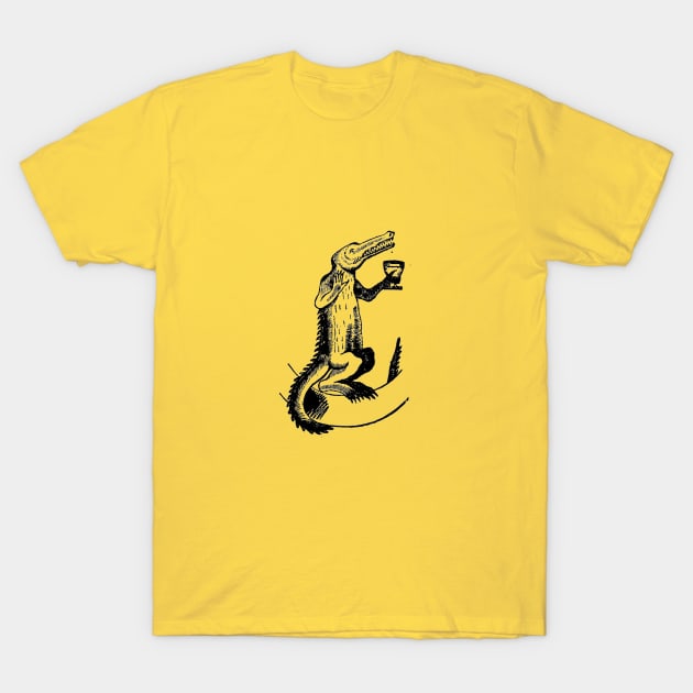 Crocodrunk T-Shirt by OpsimathArt